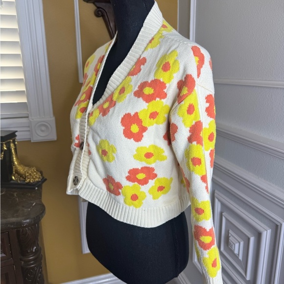 Floral Knit Cardigan - Picture 5 of 11